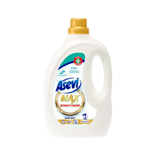 Asevi Max Bright Sanitiser Detergent 50 Washes