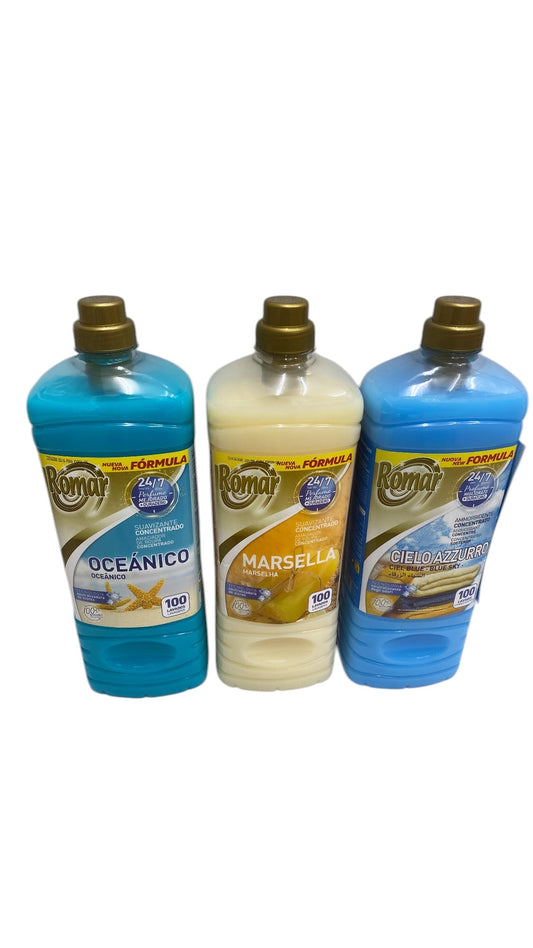 X3 Romar Fabric Softners One Of Each Scent